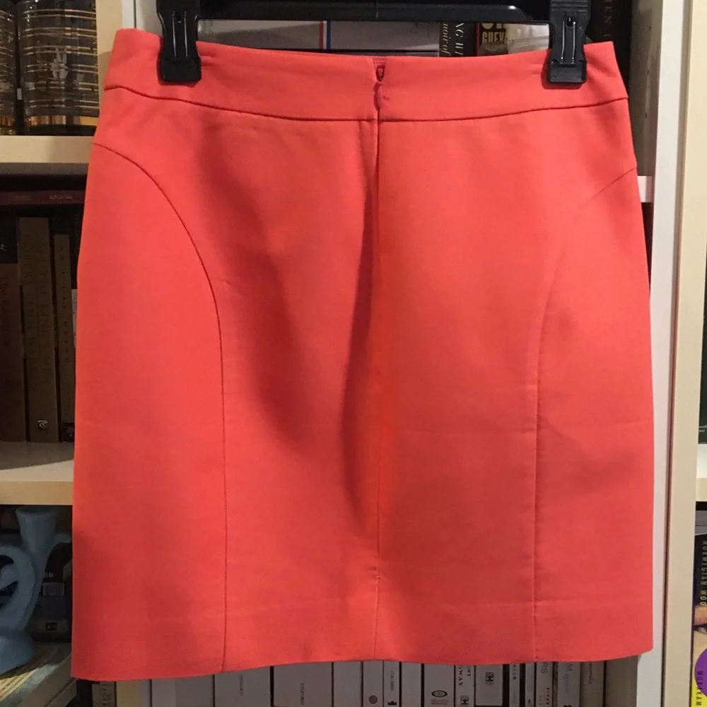 J Crew Coral Pink Skirt